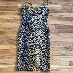 Cheetah print dress